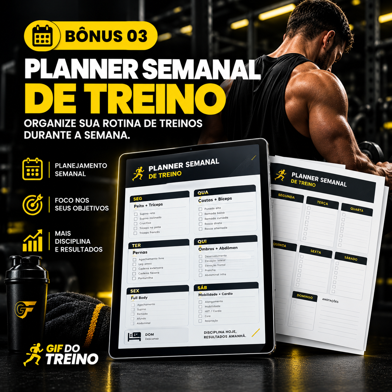 Planner Semanal de Treino